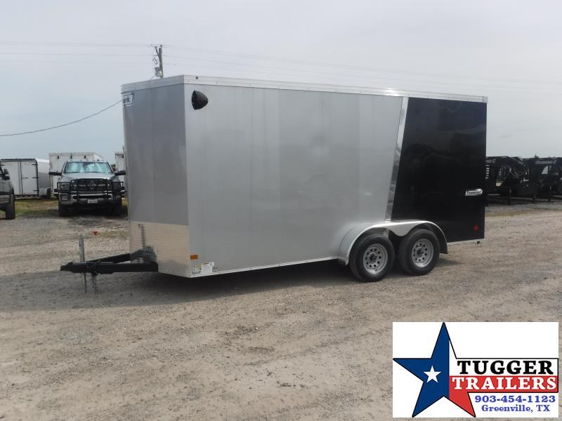 2019 Haulmark 7x16 16ft Black Silver Ramp Enclosed Cargo Tandem Axle Trailer 2019 Haulmark 7x16 16ft Black Silver Ramp Enclosed Cargo Tandem Axle Trailer