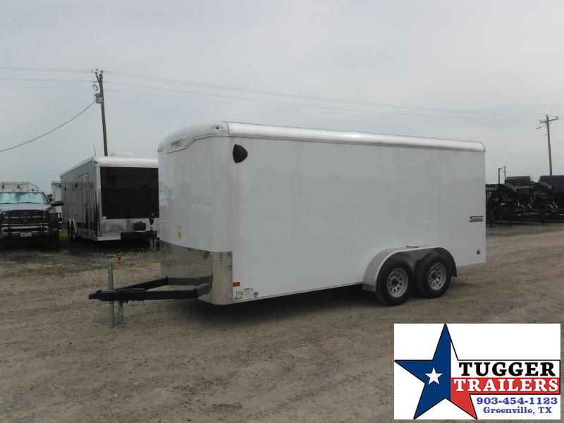 2019 Haulmark 7x16 16ft Transport Ramp White Enclosed Cargo Tandem Axle Trailer 2019 Haulmark 7x16 16ft Transport Ramp White Enclosed Cargo Tandem Axle Trailer