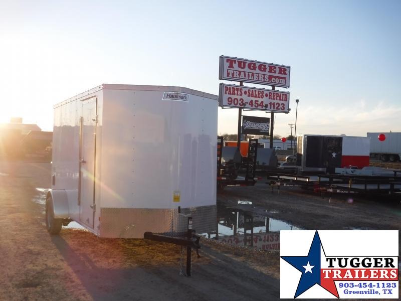 2019 Haulmark 6x12 White Enclosed Cargo Trailer 2019 Haulmark 6x12 White Enclosed Cargo Trailer