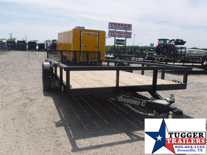 2019 Diamond C Trailers 83X14 14ft Black 2019 PSA135 Utility Trailer 2019 Diamond C Trailers 83X14 14ft Black 2019 PSA135 Utility Trailer