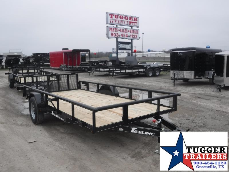 2019 TexLine 77x14 14ft Black 2019 Stealth Utility Trailer 2019 TexLine 77x14 14ft Black 2019 Stealth Utility Trailer