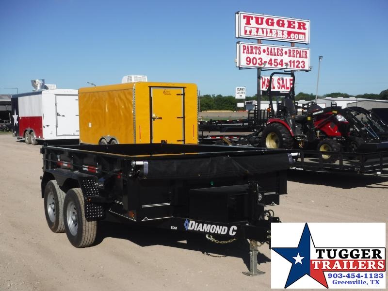 2019 Diamond C Trailers 77x10 10ft 2019 Black EDM252 Dump Trailer 2019 Diamond C Trailers 77x10 10ft 2019 Black EDM252 Dump Trailer
