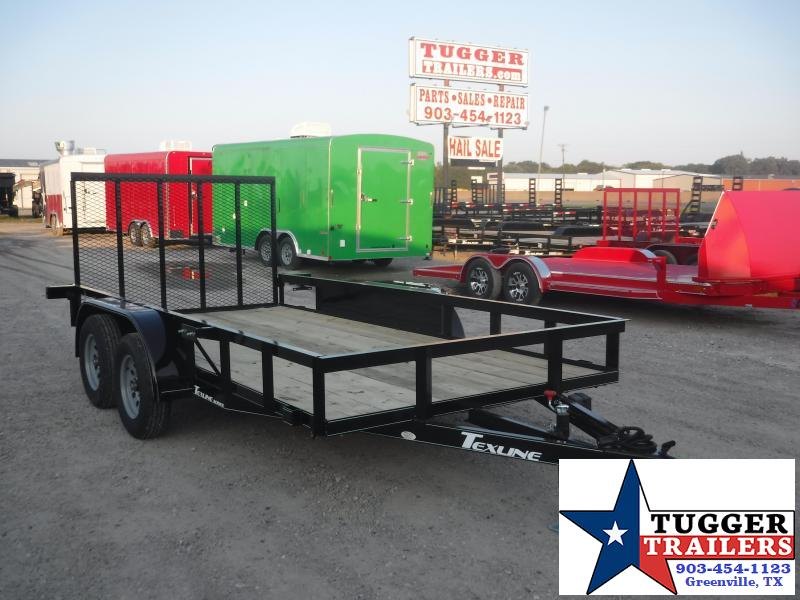 2019 TexLine 77x14 14ft Flatbed Ramp Utility Trailer 2019 TexLine 77x14 14ft Flatbed Ramp Utility Trailer