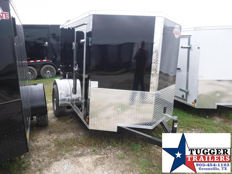 2020 Cargo Mate 5X8 8FT E-V Black Ramp Enclosed Cargo Single Axle Trailer 2020 Cargo Mate 5X8 8FT E-V Black Ramp Enclosed Cargo Single Axle Trailer