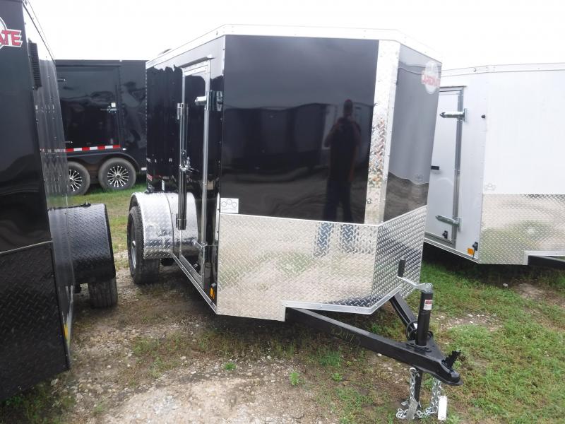 2020 Cargo Mate 5X8 8FT E-V Black Ramp Enclosed Cargo Trailer 2020 Cargo Mate 5X8 8FT E-V Black Ramp Enclosed Cargo Trailer