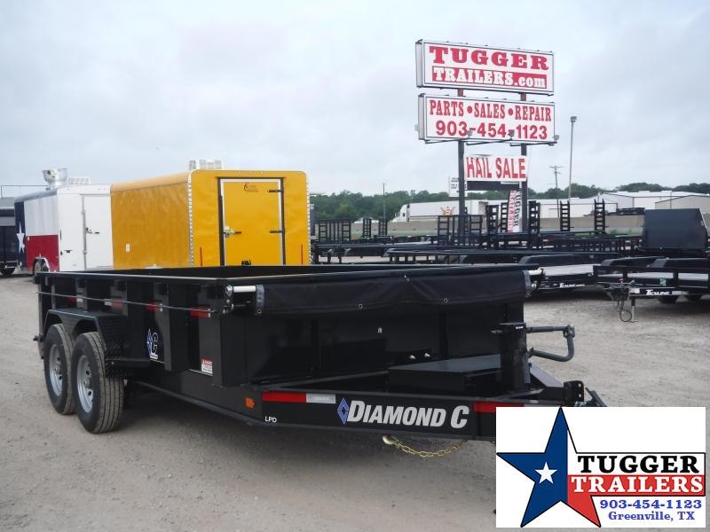 2019 Diamond C Trailers 82x14 14ft Black 2019 LPD Dump Trailer 2019 Diamond C Trailers 82x14 14ft Black 2019 LPD Dump Trailer