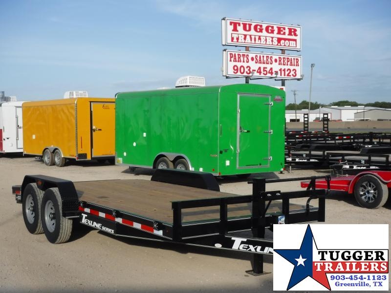 2019 TexLine 83x18 18ft Bobcat Utility Flatbed Trailer 2019 TexLine 83x18 18ft Bobcat Utility Flatbed Trailer