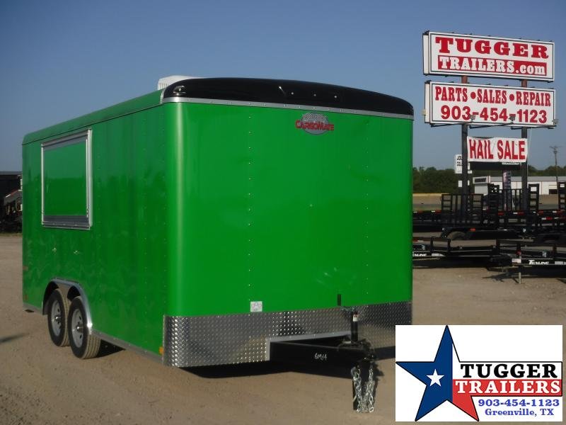 2019 Cargo Mate 8.5x16 16ft Street Food BBQ Taco Snow Cone Vending / Concession Trailer 2019 Cargo Mate 8.5x16 16ft Street Food BBQ Taco Snow Cone Vending / Concession Trailer