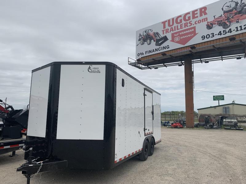 2019 Cargo Craft 8.5x18 2 V-Nose 18ft Toy ATV Side Enclosed Cargo Trailer 2019 Cargo Craft 8.5x18 2 V-Nose 18ft Toy ATV Side Enclosed Cargo Trailer