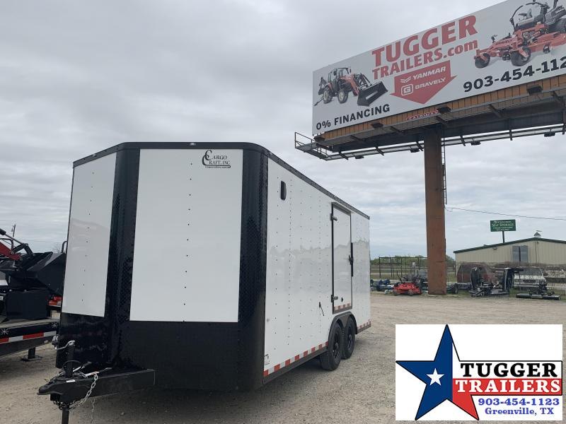 2019 Cargo Craft 8.5x18 2 V-Nose 18ft Toy ATV Side Enclosed Cargo Trailer 2019 Cargo Craft 8.5x18 2 V-Nose 18ft Toy ATV Side Enclosed Cargo Trailer