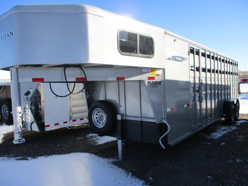 2018 Titan Trailers Standard Stock Combo Trailer 7 X 24 2018 Titan Trailers Standard Stock Combo Trailer 7 X 24