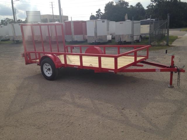 2019 AMP 76x12 Utility Trailer **RED** 2019 AMP 76x12 Utility Trailer **RED**