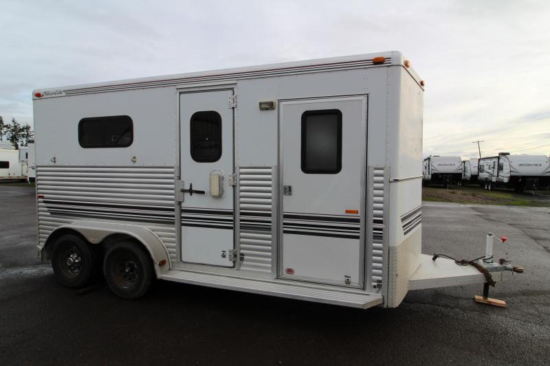 2000 Silver Lite Straight Load 2 Horse Trailer - All Aluminum - Roomy Tack Room 2000 Silver Lite Straight Load 2 Horse Trailer - All Aluminum - Roomy Tack Room