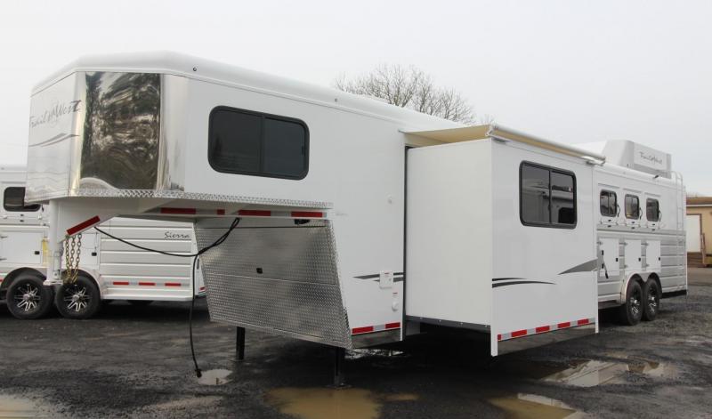 2019 Trails West Sierra 13x13 Living Quarters w/ slide 4 Horse Trailer - Side Tack - GEN READY 2019 Trails West Sierra 13x13 Living Quarters w/ slide 4 Horse Trailer - Side Tack - GEN READY