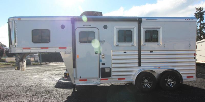 2019 Exiss Escape 7204 - 4ft S.W. Living Quarters 2 Horse Trailer - Easy Care Flooring PRICE REDUCED 2019 Exiss Escape 7204 - 4ft S.W. Living Quarters 2 Horse Trailer - Easy Care Flooring PRICE REDUCED