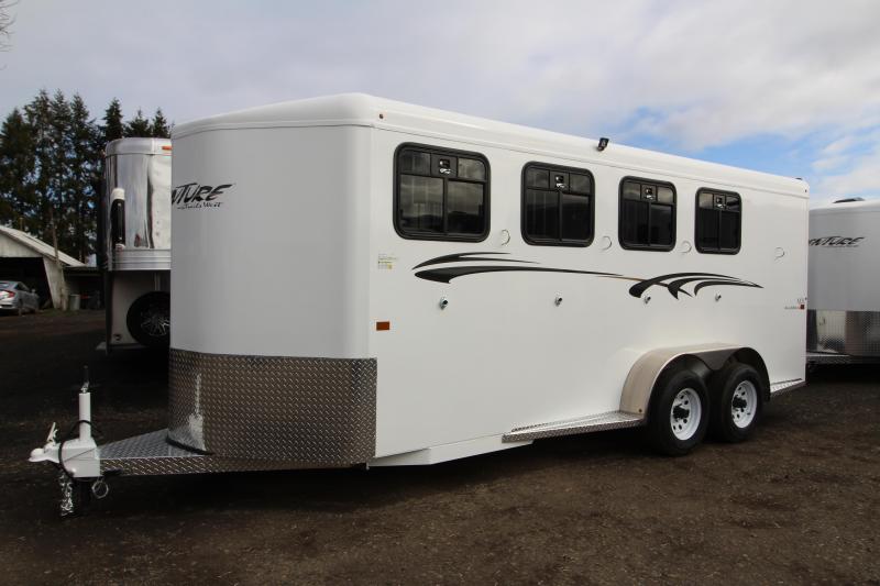 2019 Trails West-Adventure MX 4 Horse Trailer- Windows In Rear Doors 2019 Trails West-Adventure MX 4 Horse Trailer- Windows In Rear Doors
