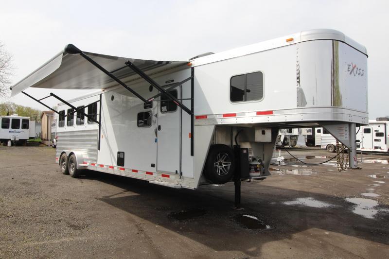 2018 Exiss Escape 7410 - 10' Short Wall Living Quarters - 4 Horse Aluminum Trailer - Reduced $800 2018 Exiss Escape 7410 - 10' Short Wall Living Quarters - 4 Horse Aluminum Trailer - Reduced $800