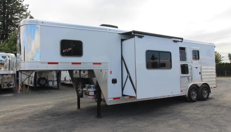 2019 Exiss Trailers 8210 - 10ft sw Living Quarters w/ Slide Out 2 Horse Trailer 2019 Exiss Trailers 8210 - 10ft sw Living Quarters w/ Slide Out 2 Horse Trailer