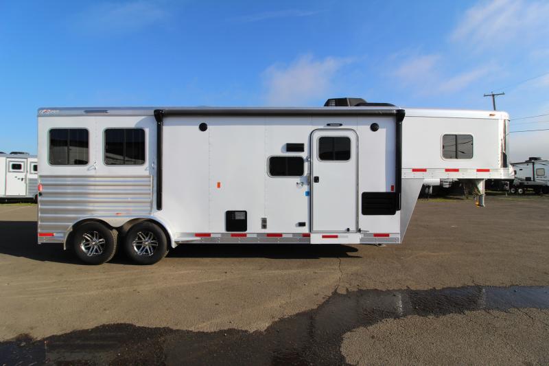 2019 Exiss 7210 w/ Slide Out 2 Horse Trailer with 10 ' Living Quarters - Easy Care Flooring - Lined and Insulated Ceiling - Air Flow Dividers 2019 Exiss 7210 w/ Slide Out 2 Horse Trailer with 10 ' Living Quarters - Easy Care Flooring - Lined and Insulated Ceiling - Air Flow Dividers