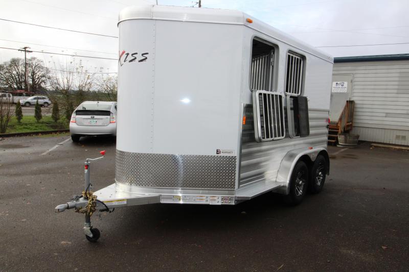 2018 Exiss Express XT 2 Horse Trailer - All Aluminum - UPGRADED EASY CARE FLOORING - Upgraded Jail Bar Divider 2018 Exiss Express XT 2 Horse Trailer - All Aluminum - UPGRADED EASY CARE FLOORING - Upgraded Jail Bar Divider