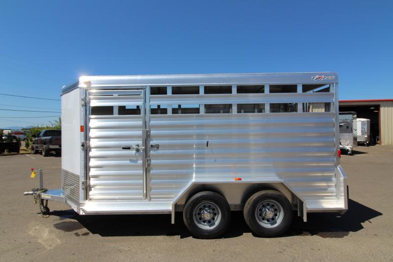 2018 Exiss STK 713 Livestock Trailer - 13' Floor Length - 6'8" Tall - All Aluminum - Solid Center Gate - Full Swinging Rear Gate with Slider - PRICE REDUCED 2018 Exiss STK 713 Livestock Trailer - 13' Floor Length - 6'8" Tall - All Aluminum - Solid Center Gate - Full Swinging Rear Gate with Slider - PRICE REDUCED