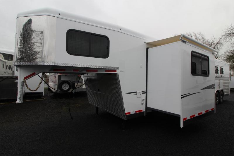 2019 Trails West Sierra 13x13 Living Quarters w/ Slide out 4 Horse Trailer w/ Side tack 2019 Trails West Sierra 13x13 Living Quarters w/ Slide out 4 Horse Trailer w/ Side tack