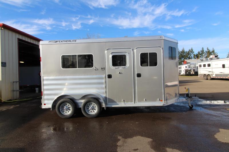 2018 Featherlite 9407 Aluminum Straight Load 7'6" Tall - Feed Bags - 2 Horse Trailer $$Reduced$$ 2018 Featherlite 9407 Aluminum Straight Load 7'6" Tall - Feed Bags - 2 Horse Trailer $$Reduced$$