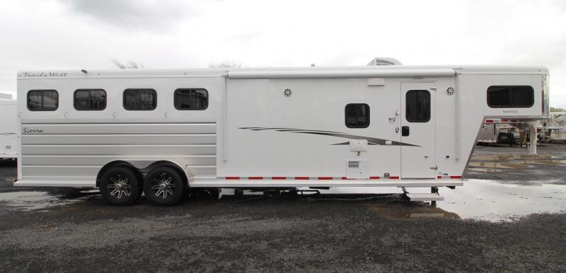 2019 Trails West Sierra 10x15 Living Quarters w/ Slide 4 Horse Trailer 2019 Trails West Sierra 10x15 Living Quarters w/ Slide 4 Horse Trailer