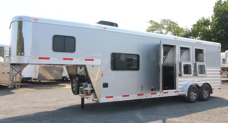 2018 Exiss Escape 7308 - 8' 6" SW Living Quarters 3 Horse Trailer - Electric Awning - Upgraded Side Sheets - Easy Care Flooring 2018 Exiss Escape 7308 - 8' 6" SW Living Quarters 3 Horse Trailer - Electric Awning - Upgraded Side Sheets - Easy Care Flooring