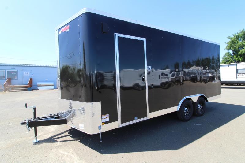 2020 Mirage Xpres 8.5x20 Car / Racing Trailer - Side by side package - V nose - Flat roof - Black exterior 2020 Mirage Xpres 8.5x20 Car / Racing Trailer - Side by side package - V nose - Flat roof - Black exterior