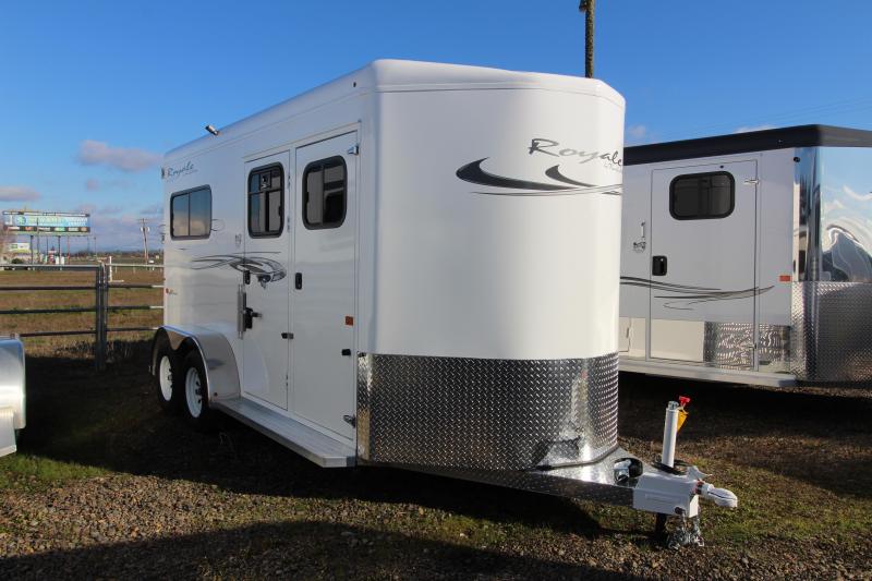 2019 Trails West Royale Plus Two Horse Straight Load-No Mangers-Feed Bags-Escape Doors- Rear Ramp 2019 Trails West Royale Plus Two Horse Straight Load-No Mangers-Feed Bags-Escape Doors- Rear Ramp