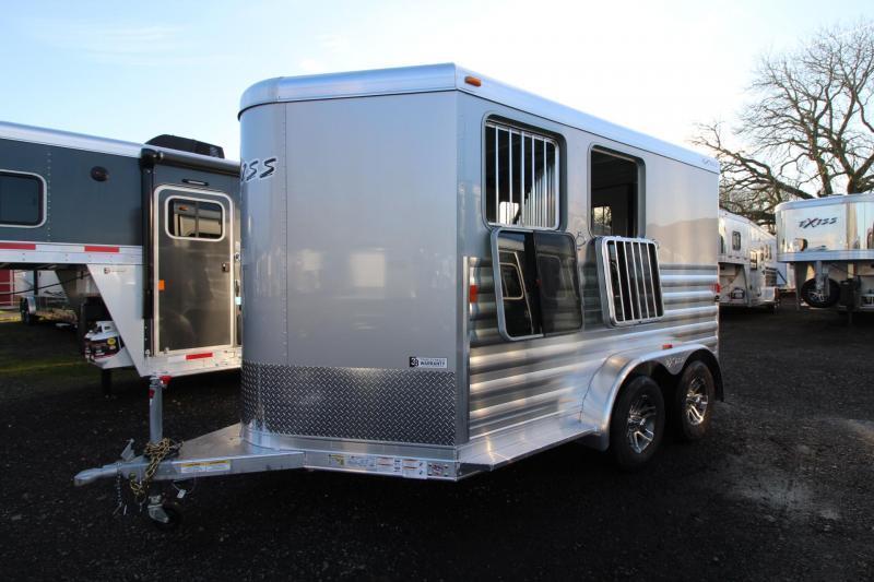 2018 Exiss Express 2 Horse Trailer W/ Jail Bar Dividers and Polylast Flooring - SILVER - PRICE REDUCED 2018 Exiss Express 2 Horse Trailer W/ Jail Bar Dividers and Polylast Flooring - SILVER - PRICE REDUCED