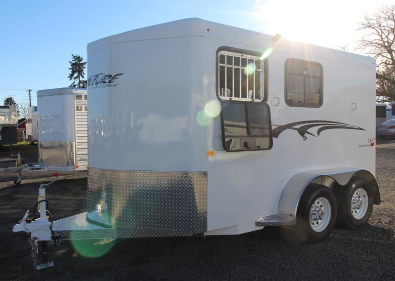 2019 Trails West Adventure II MX 2 Horse Trailer - Aluminum Skin Steel Frame 2019 Trails West Adventure II MX 2 Horse Trailer - Aluminum Skin Steel Frame