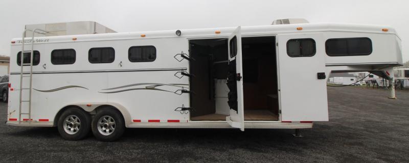 2008 Trails West Sierra 5x5 comfort package 4 Horse Trailer w/ side tack & hay rack 2008 Trails West Sierra 5x5 comfort package 4 Horse Trailer w/ side tack & hay rack