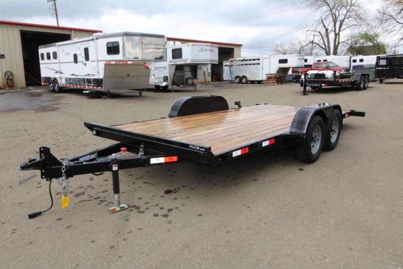 2019 Eagle 7x16 Falcon Tiltdeck 7K Flatbed Trailer - 4" Drop axles - Stack pockets and 4 D-Rings - Brakes on both axles - Hydraulic cushioning cylinder 2019 Eagle 7x16 Falcon Tiltdeck 7K Flatbed Trailer - 4" Drop axles - Stack pockets and 4 D-Rings - Brakes on both axles - Hydraulic cushioning cylinder