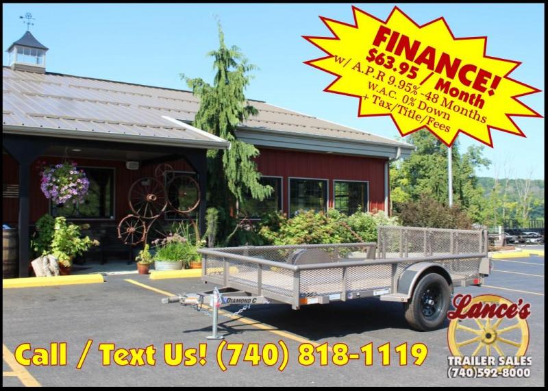 2018 Diamond C 2PSA 77"x10' Utility Trailer J1200501 2018 Diamond C 2PSA 77"x10' Utility Trailer J1200501