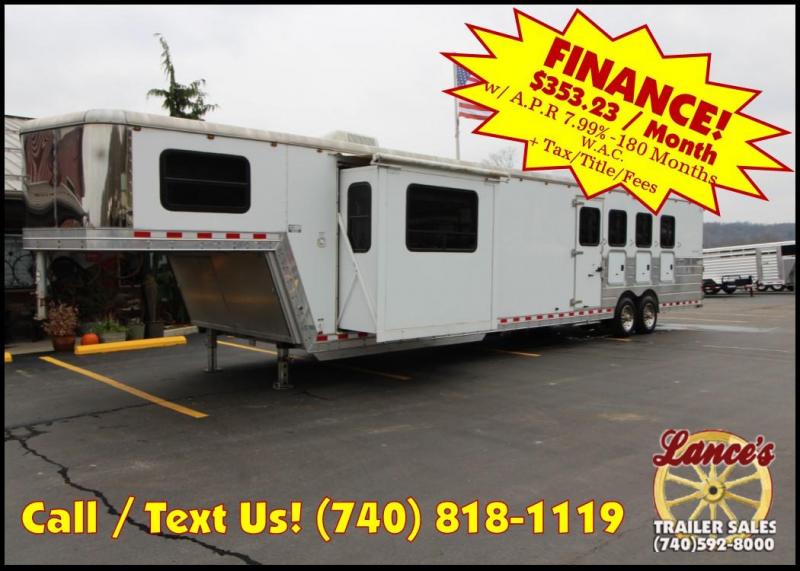 2006 Kiefer Built Genesis 4 Horse Trailer w/ Slide Out 6K050334 2006 Kiefer Built Genesis 4 Horse Trailer w/ Slide Out 6K050334