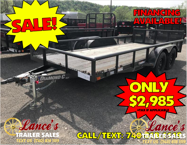 2018 Diamond C 6GT 83"x16' Utility Trailer J1204583 2018 Diamond C 6GT 83"x16' Utility Trailer J1204583