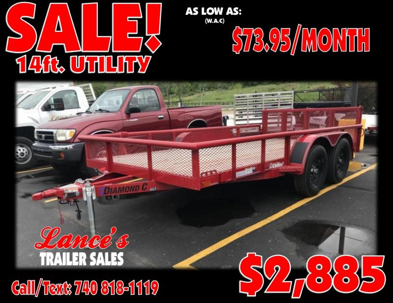 2019 Diamond C 14' Utility Trailer 2019 Diamond C 14' Utility Trailer