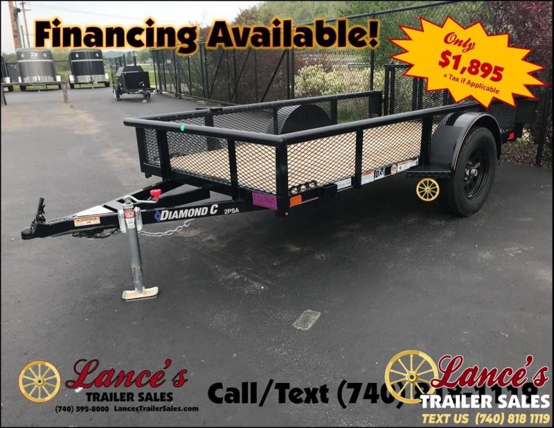 2019 Diamond C 2PSA 60"x10' Utility Trailer K1209940 2019 Diamond C 2PSA 60"x10' Utility Trailer K1209940