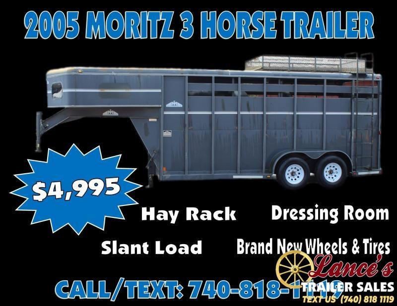2005 Moritz 3 Horse Slant Load Trailer 2005 Moritz 3 Horse Slant Load Trailer