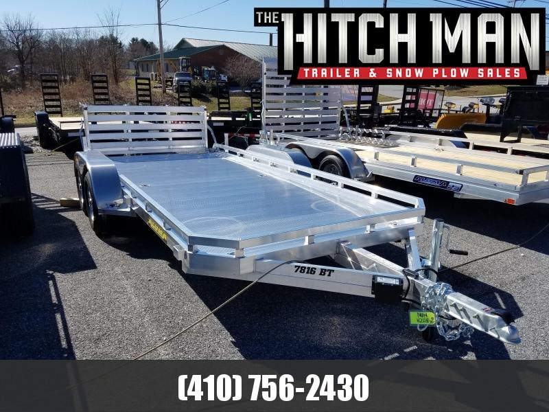 6.5' x 16' ALUMA 7816 Utility Trailer 7K 6.5' x 16' ALUMA 7816 Utility Trailer 7K
