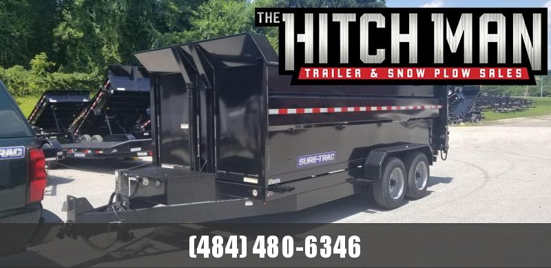 7 x 16 Sure-Trac High Side Telescopic Dump Scissor Hoist 16k 7 x 16 Sure-Trac High Side Telescopic Dump Scissor Hoist 16k