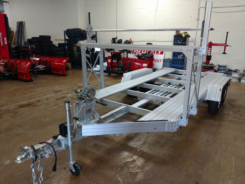 8in x 15 Trailex Aluminum Car Hauler 5k 8in x 15 Trailex Aluminum Car Hauler 5k