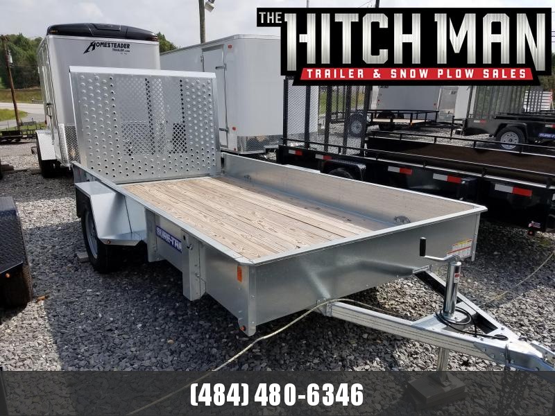 6 x 10 Sure-Trac Galvanized High Side 3k 6 x 10 Sure-Trac Galvanized High Side 3k