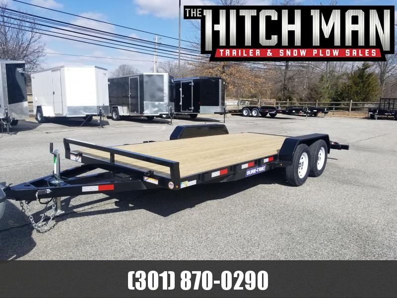 7 x 18 Sure-Trac 7k Wood Deck Car Hauler 7 x 18 Sure-Trac 7k Wood Deck Car Hauler