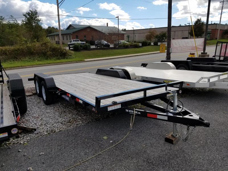 7 x 18 Sure-Trac 7k Wood Deck Car Hauler 7 x 18 Sure-Trac 7k Wood Deck Car Hauler