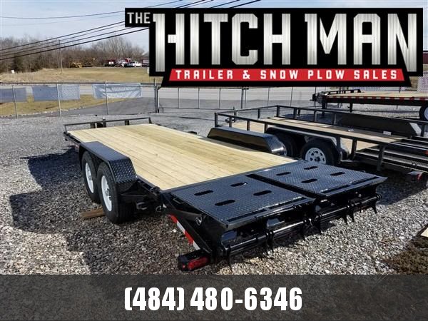 7 x 20 (17+3) Sure-Trac Universal Ramp Implement Trailer 14k 7 x 20 (17+3) Sure-Trac Universal Ramp Implement Trailer 14k