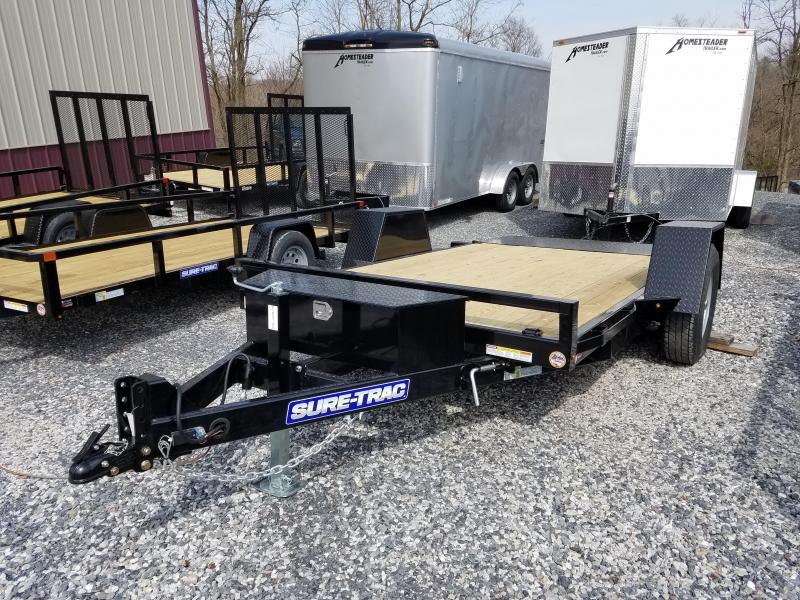 6.5 x 12 Sure-Trac Single-Axle Tilt Bed Equipment 7k 6.5 x 12 Sure-Trac Single-Axle Tilt Bed Equipment 7k