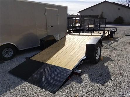 6.5 x 12 Sure-Trac Single Axle Tilt Bed Equipment Trailer 7k 6.5 x 12 Sure-Trac Single Axle Tilt Bed Equipment Trailer 7k